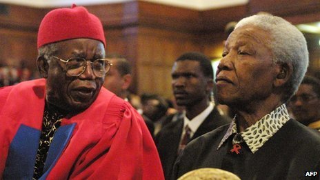 Chinua Achebe and Nelson Mandela