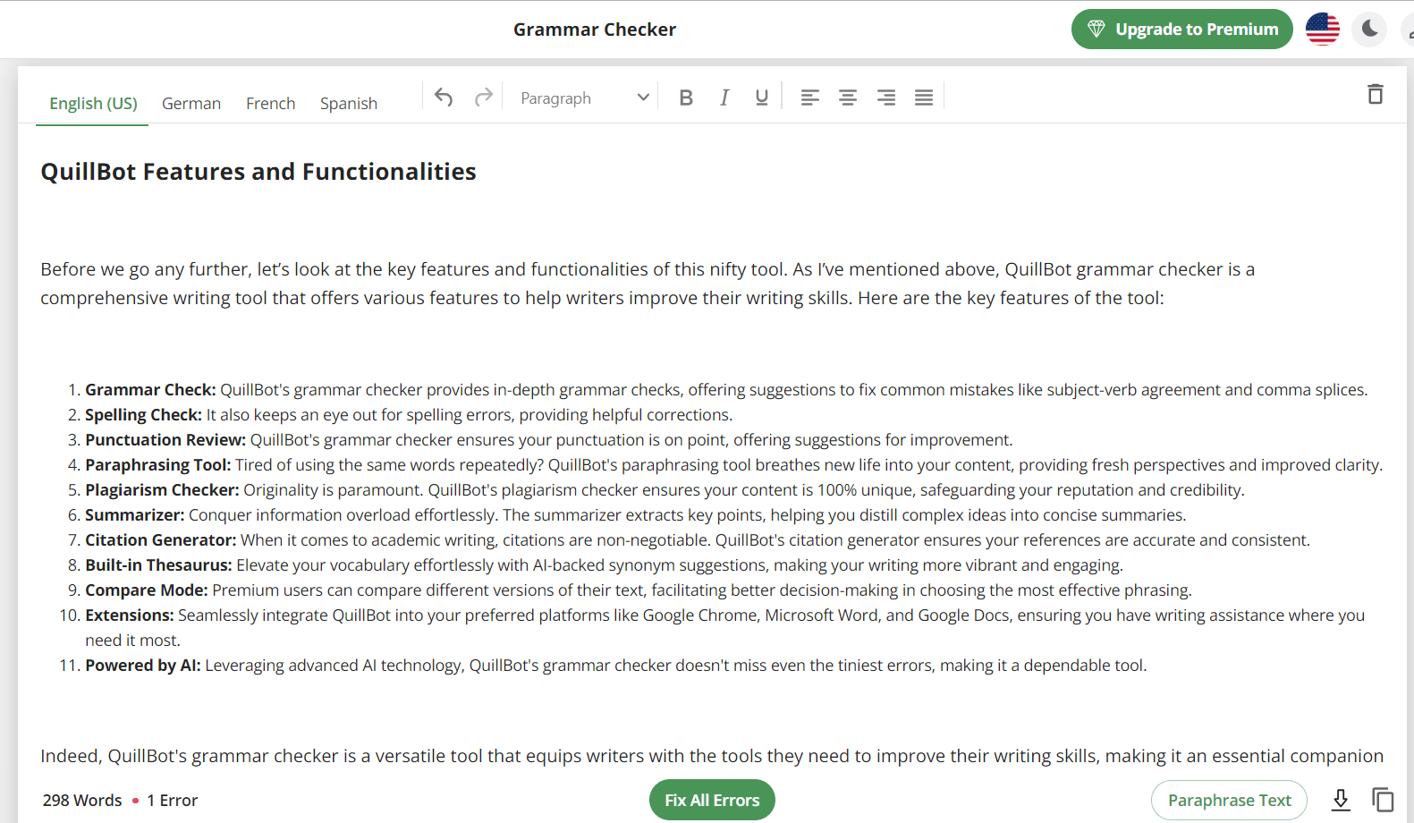 Writing Savior Or Scam? The Truth About Quillbot Grammar Checker 2 How Does QuillBot's Grammar Checker Work?
