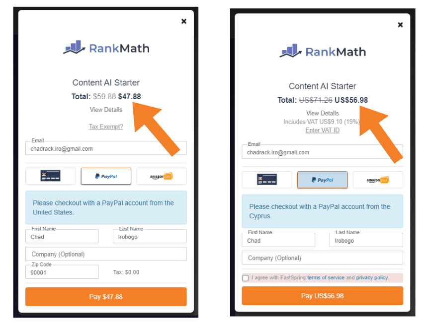 Rank Math’s Content AI 2.0 Pricing Options