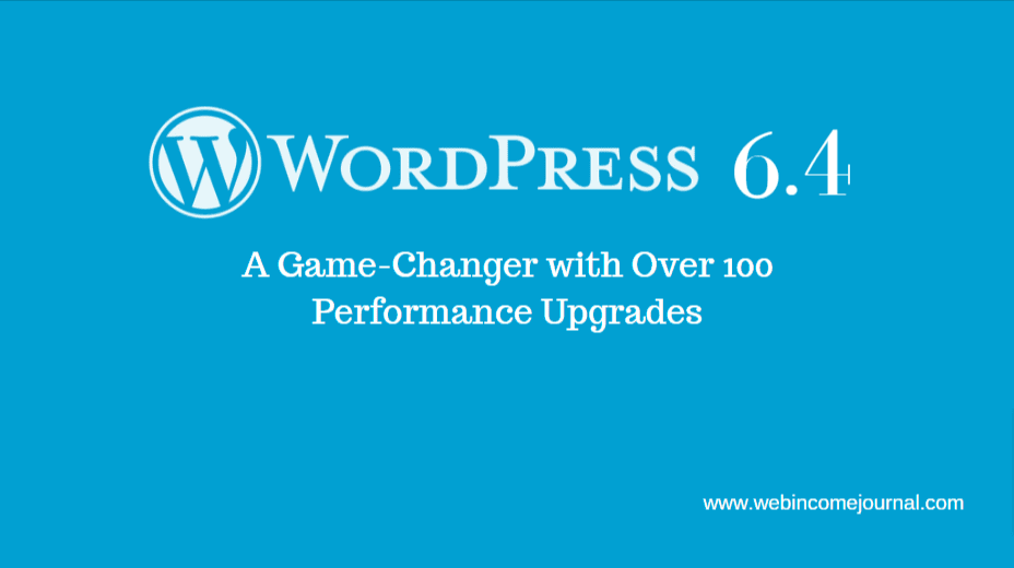 WordPress 6.4 Release Update