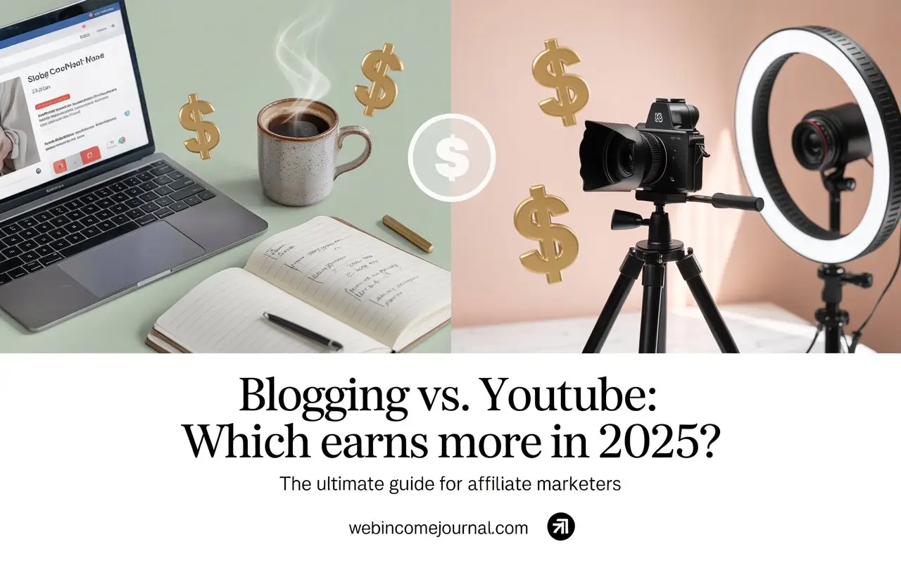 Web Income Home 1 Blogging and YouTube Which Drives More Affiliate Revenue?