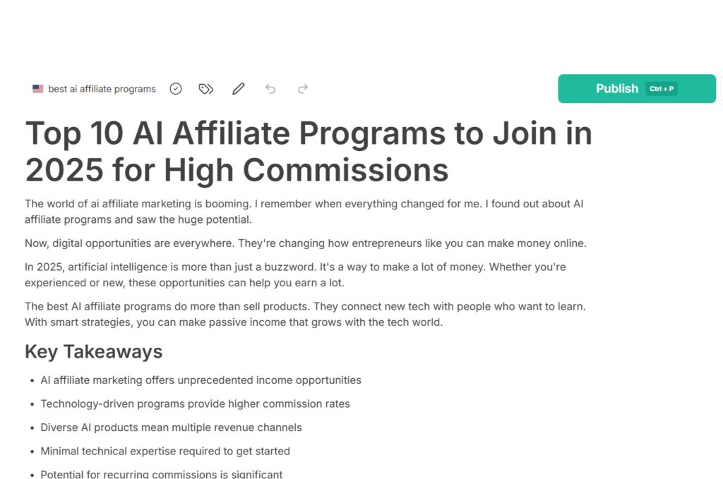 SEOWriting.ai Review – Is It the Best AI for Writing SEO Content in 2025? 3 Sample content created using SEOWriting.ai.