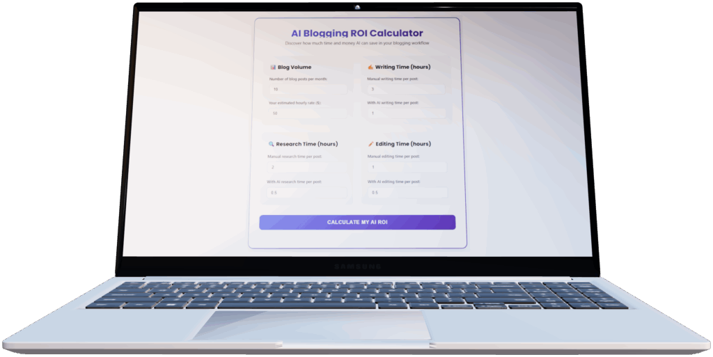 Transform Your Content Creation with AI: Calculate Your Potential ROI in 60 Seconds