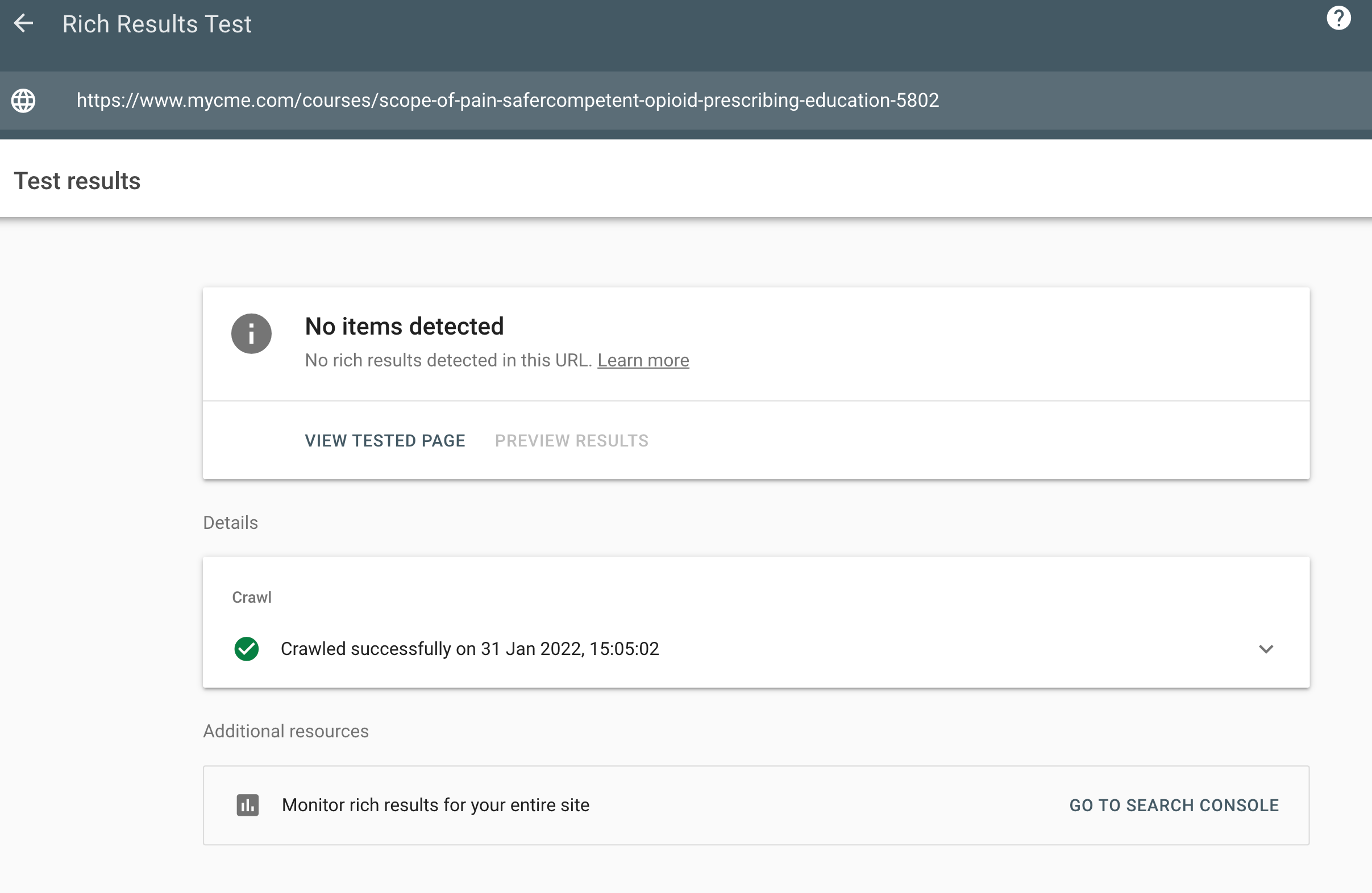 Use Google's Rich Results Test to validate your markup before publishing