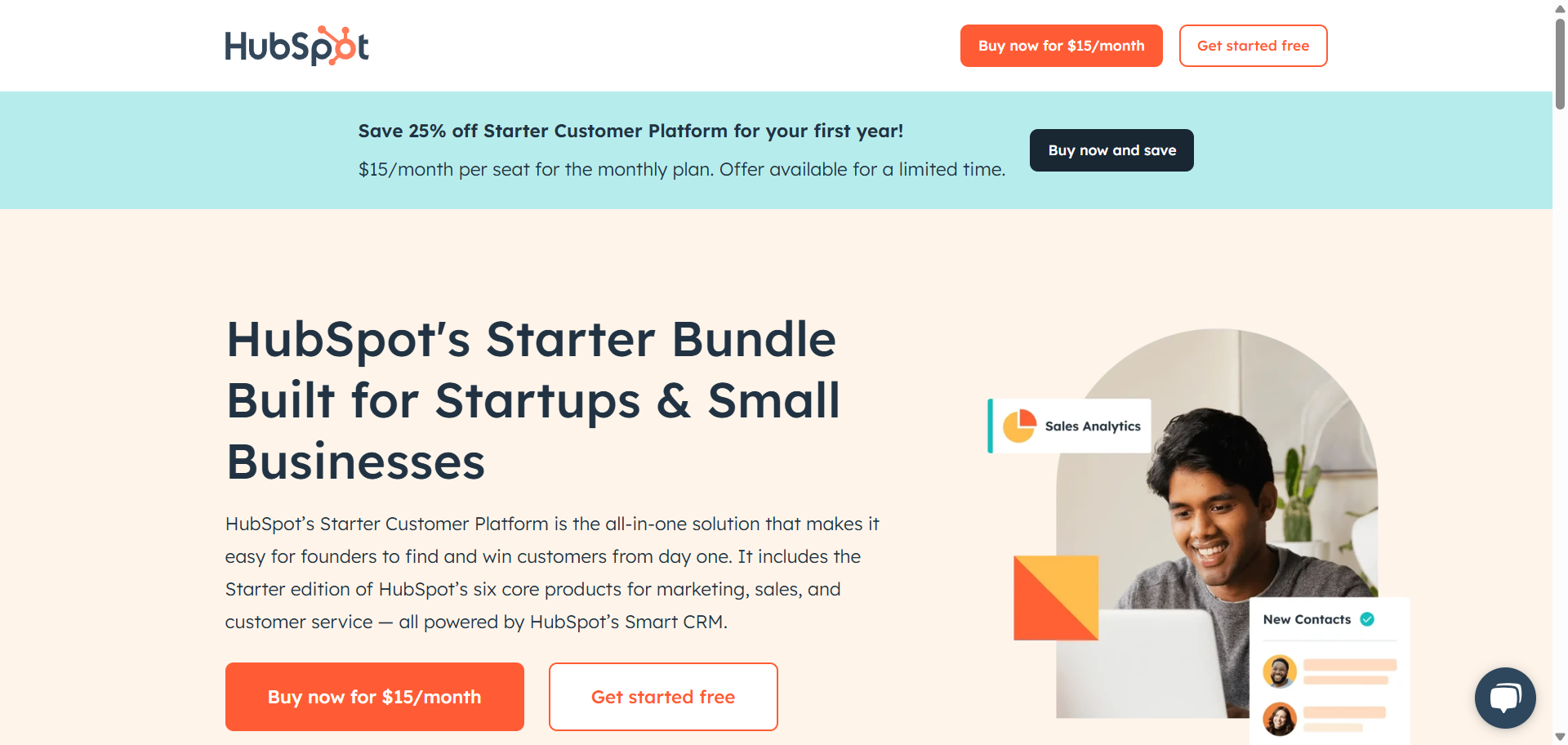 HubSpot is an all-in-one CRM (Customer Relationship Management) platform.