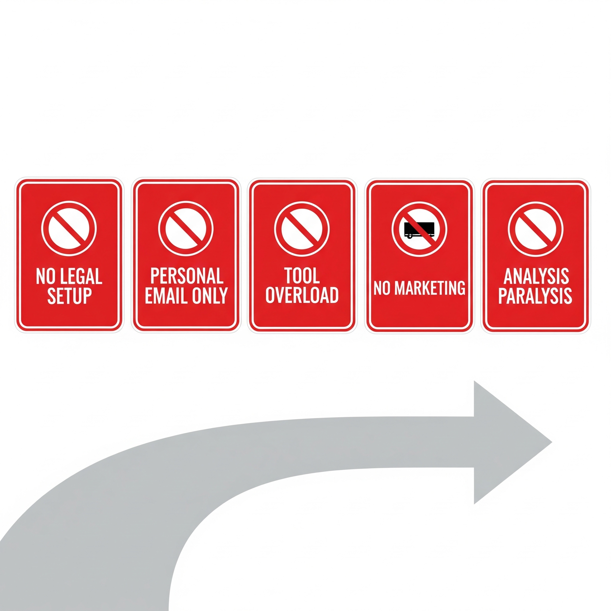 Business Common Mistakes Warning Signs