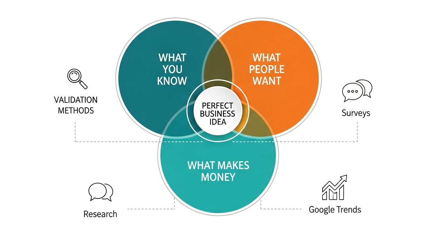 Business Idea Brainstorming Infographic