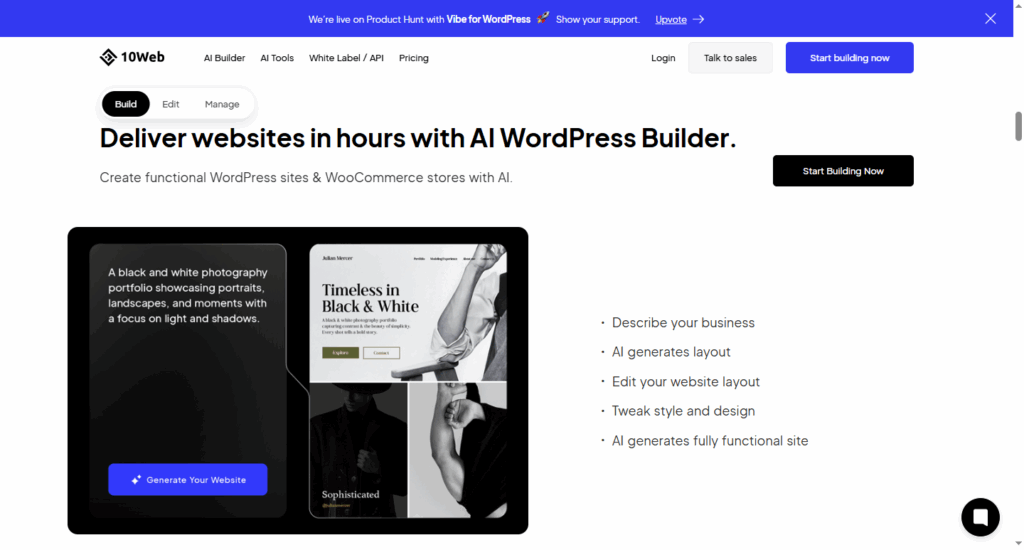 With Vibe for WordPress, revisions that used to take hours are handled in minutes