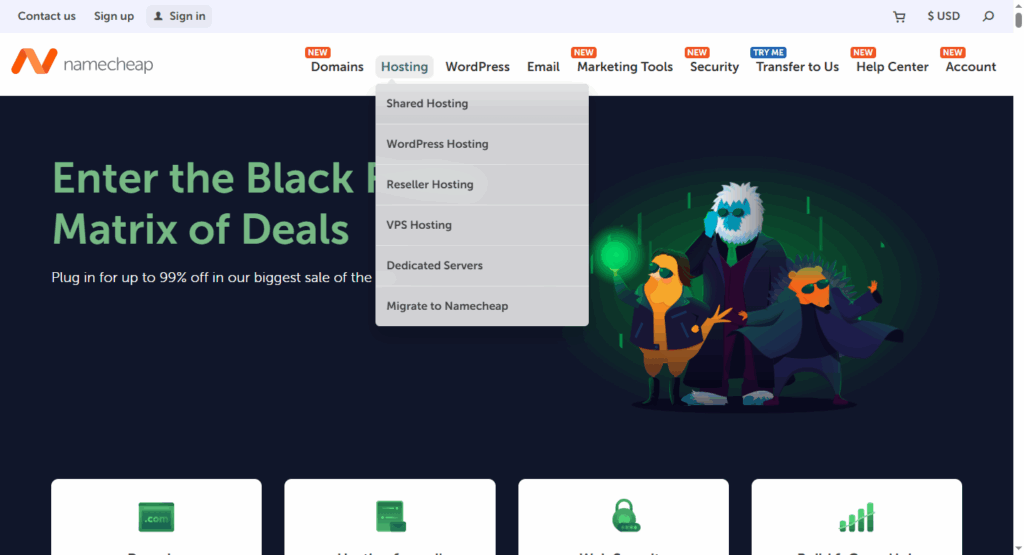 Namecheap Black Friday Deals 2025