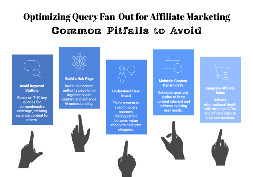 Common mistakes affiliate marketers make as they rush to adapt to query fan-out optimization