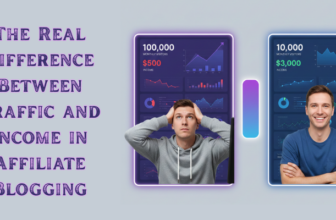 The Real Difference Between Traffic and Income in Affiliate Blogging