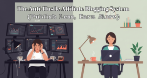 The Anti-Hustle Affiliate Blogging System (Publish Less, Earn More)