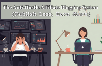 The Anti-Hustle Affiliate Blogging System (Publish Less, Earn More)