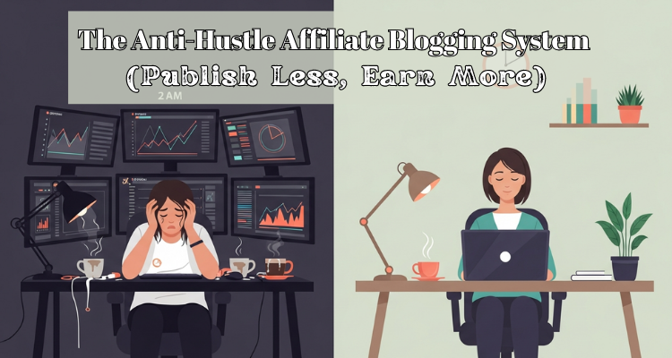 The Anti-Hustle Affiliate Blogging System (Publish Less, Earn More)