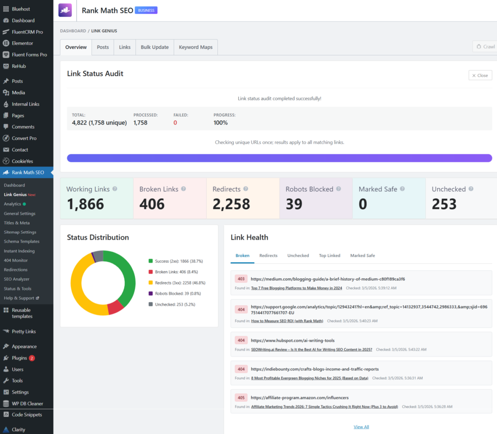 AI Link Genius Automated Internal Linking Solution