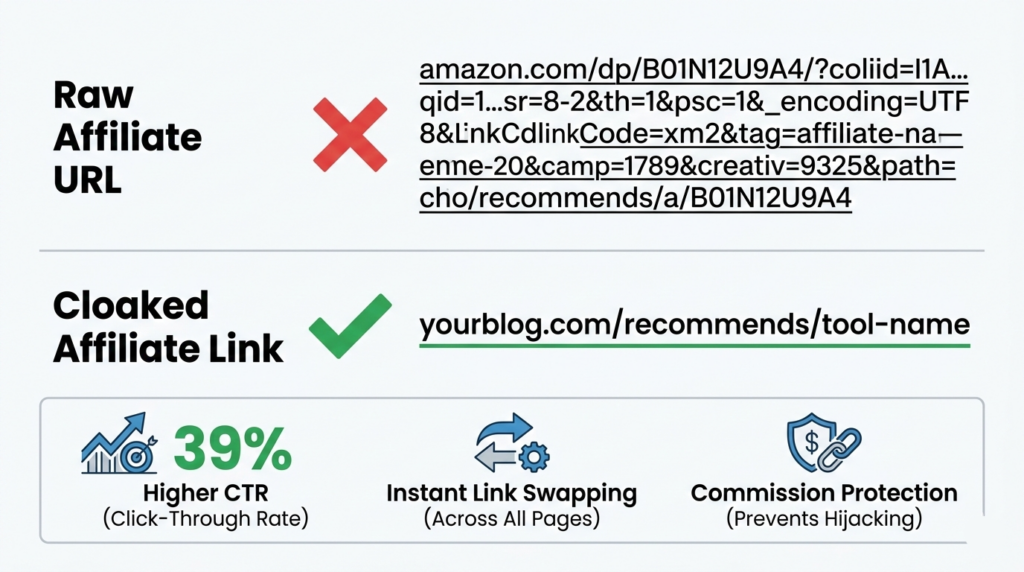 A visual representation of why branded links look more trustworthy.