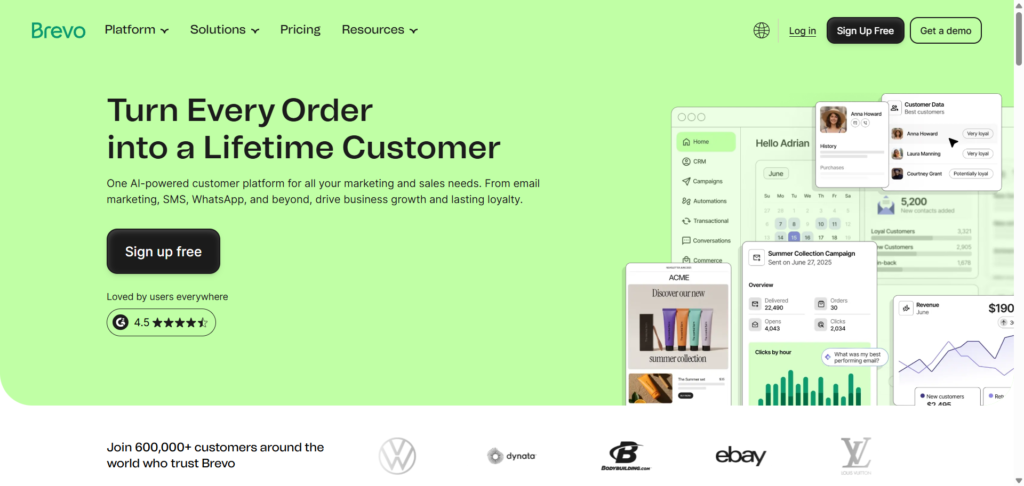 Brevo (formerly Sendinblue): Best Free Option for Affiliate Email Marketing