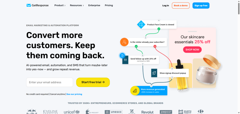GetResponse: Best All-in-One AI Tool for Affiliate Marketers