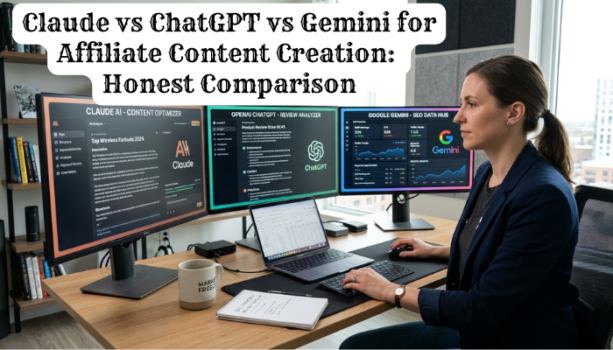 Claude vs ChatGPT vs Gemini for Affiliate Content Creation: Honest Comparison (2026)