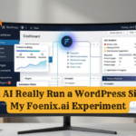 Can AI Really Run a WordPress Site? My Foenix.ai Experiment