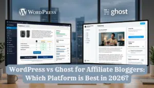 WordPress vs Ghost for Affiliate Bloggers: Which Platform is Best in 2026?