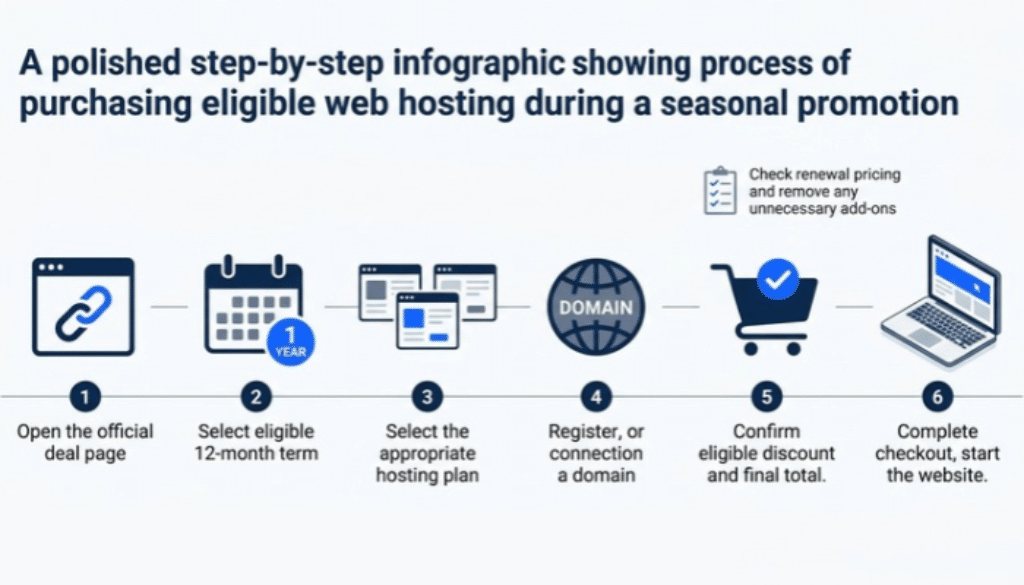 Bluehost Black Friday Week 2026: Up to 25% Off Hosting and AI Tools 5 Steps to claim the Bluehost Black Friday hosting discount and verify checkout pricing
