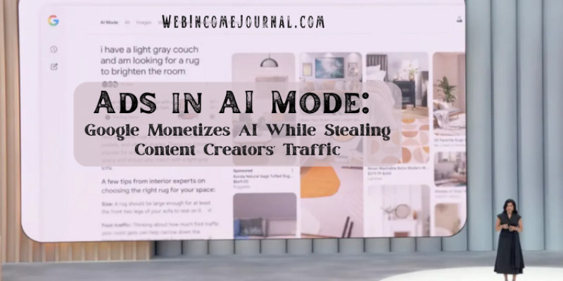 Ads in AI Mode: Google Monetizes AI While Stealing Content Creators’ Traffic