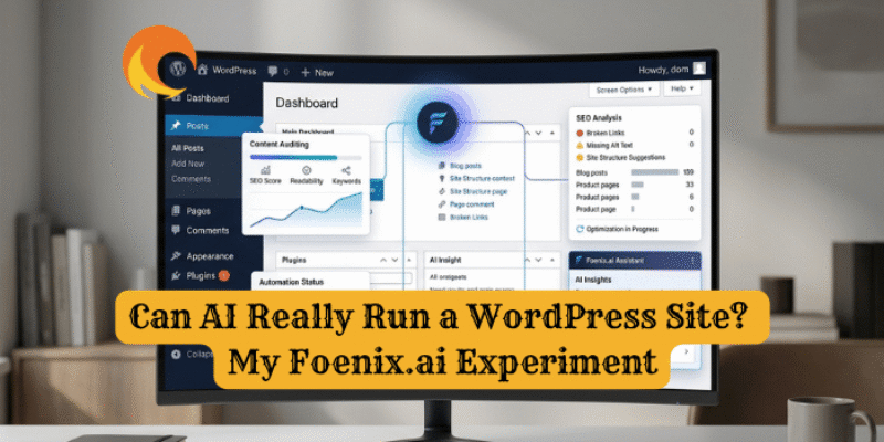 Can AI Really Run a WordPress Site? My Foenix.ai Experiment