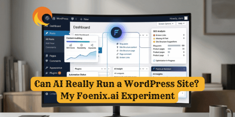 Can AI Really Run a WordPress Site? My Foenix.ai Experiment