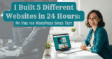 I Built 5 Different Websites in 24 Hours: My Vibe for WordPress Speed Test